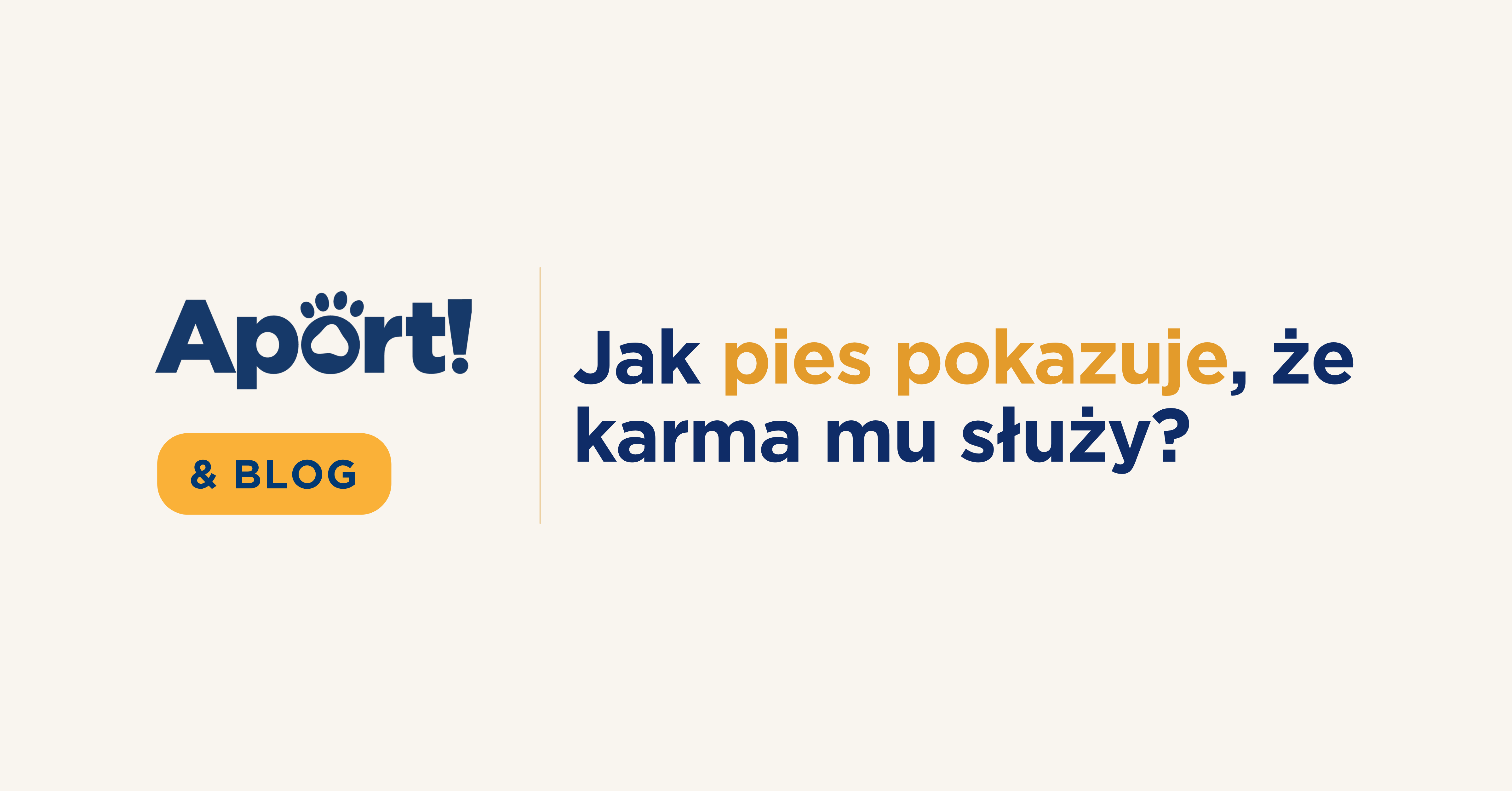 jakie potrzeby psa