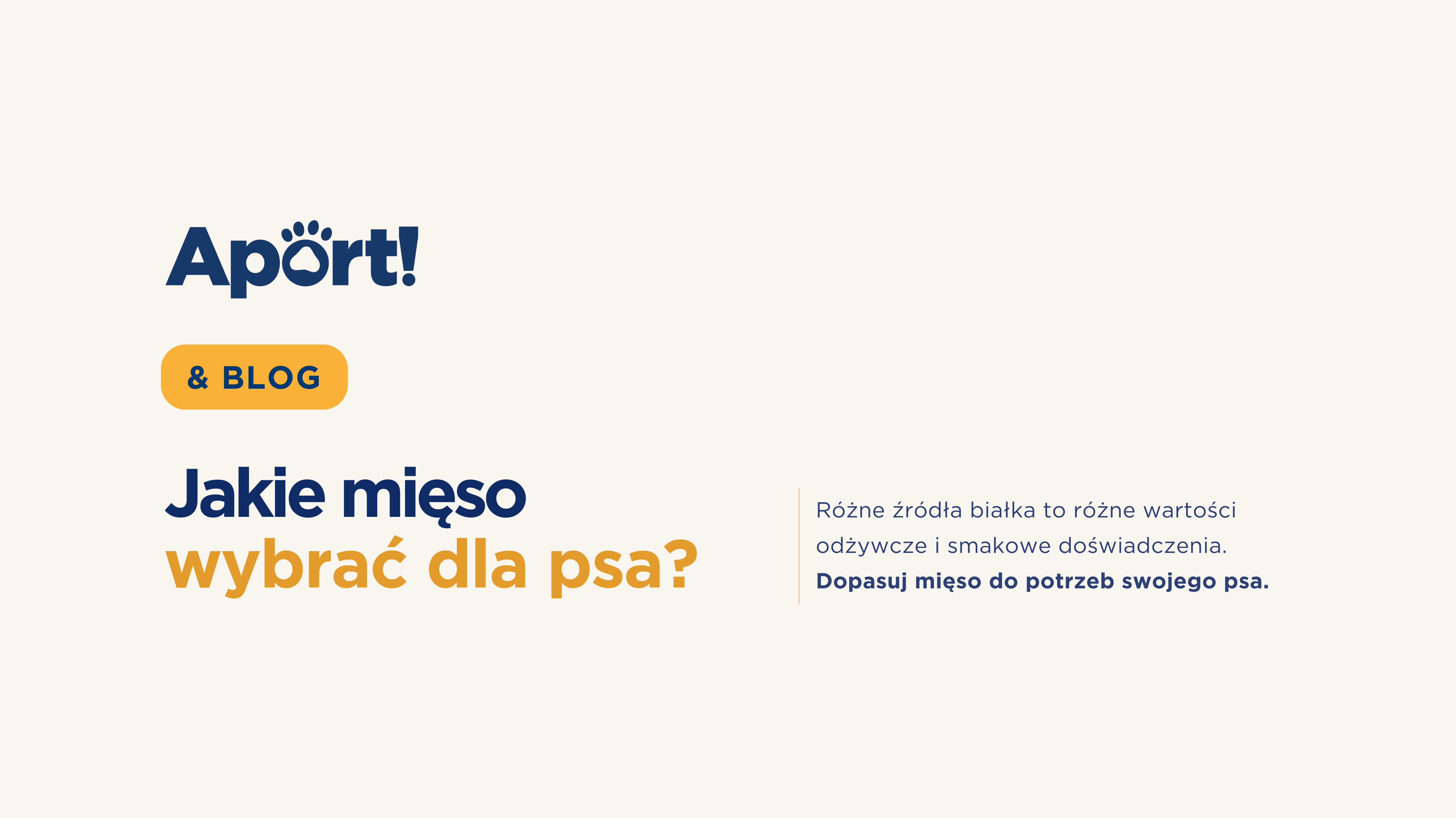 Jak wybrać właściwe mięso dla psa?