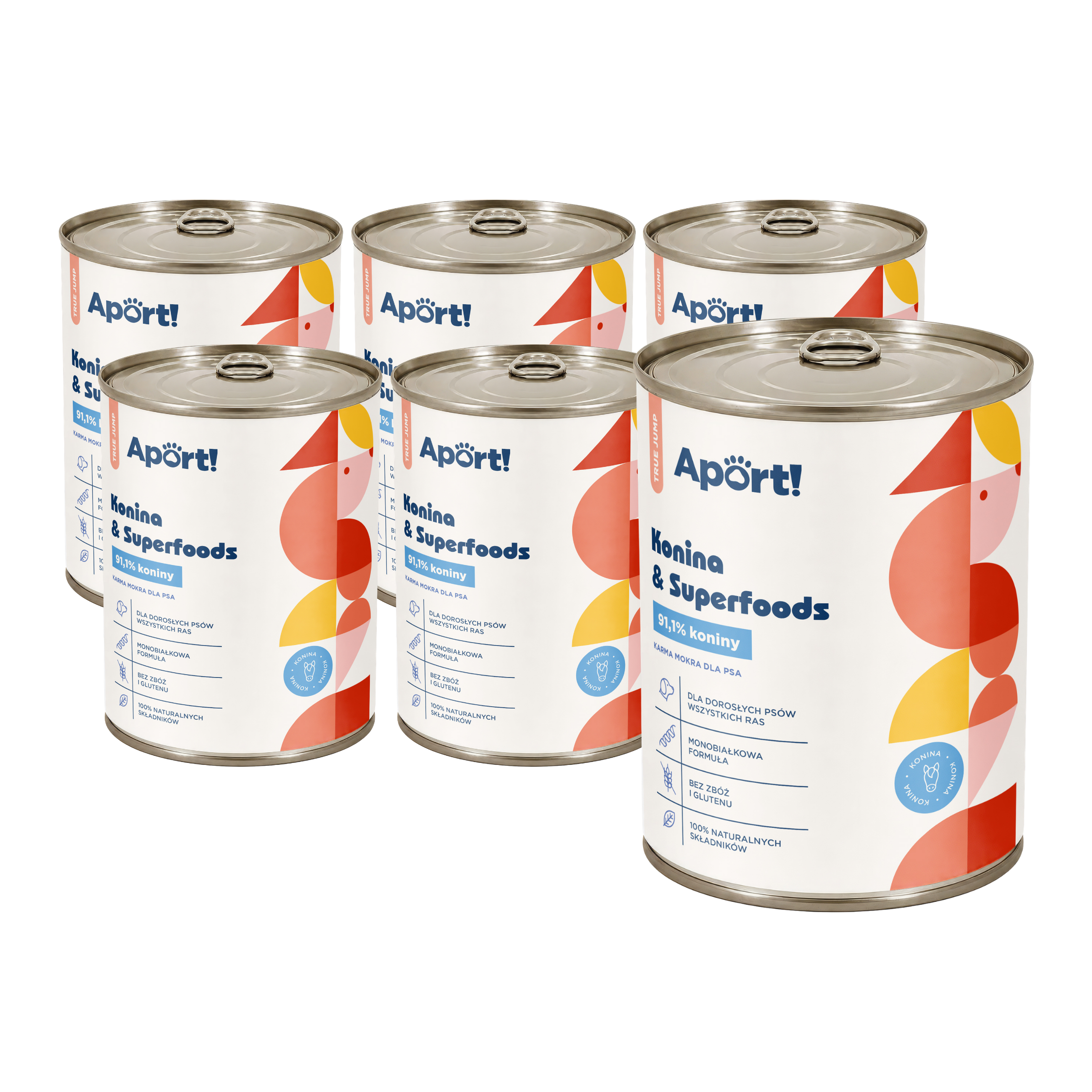 Karma mokra dla psa Konina & Superfoods 800 g  6 szt. - monobiałkowa karma dla psów dorosłych