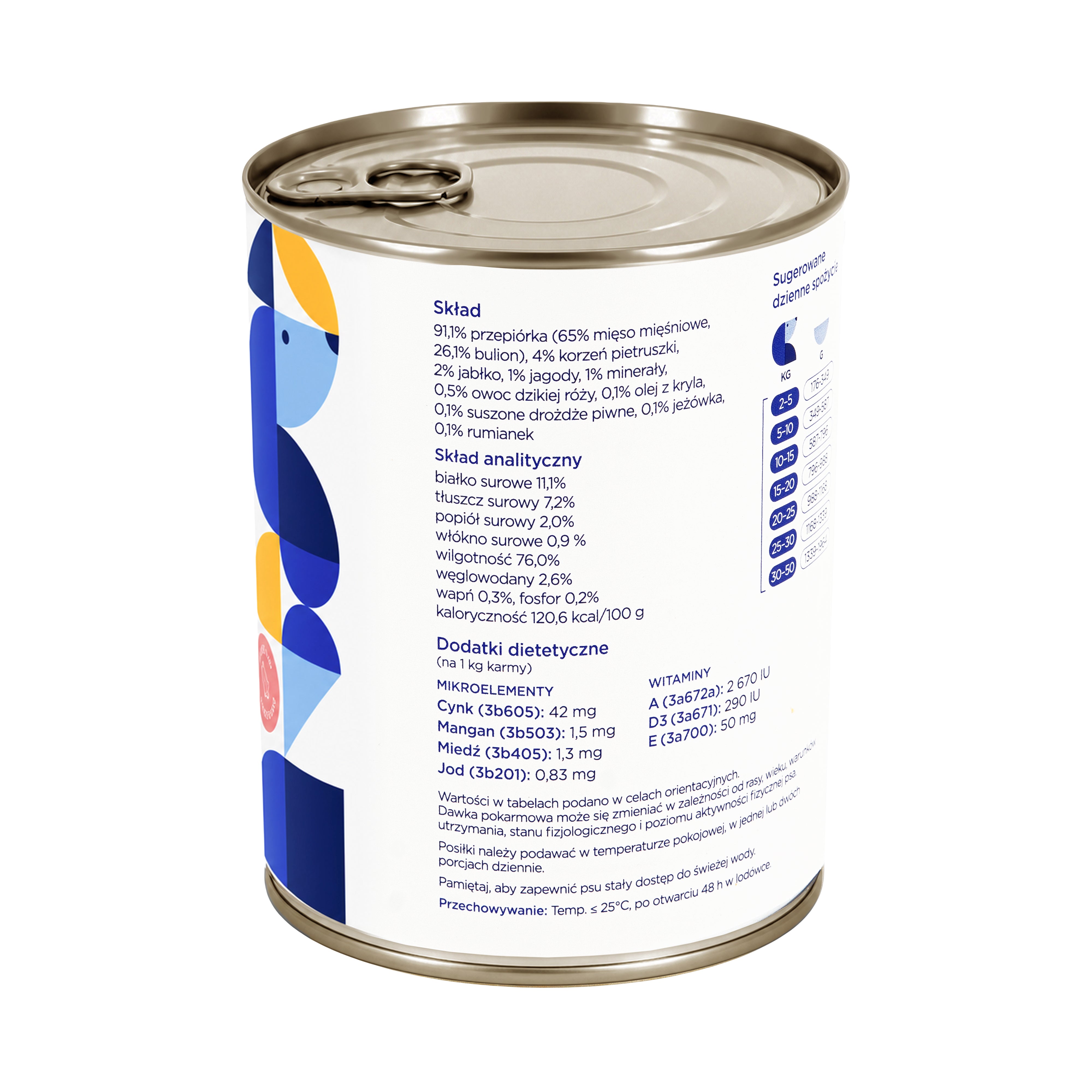 Karma mokra dla psa Przepiórka & Superfoods 800 g - monobiałkowa karma dla psów dorosłych