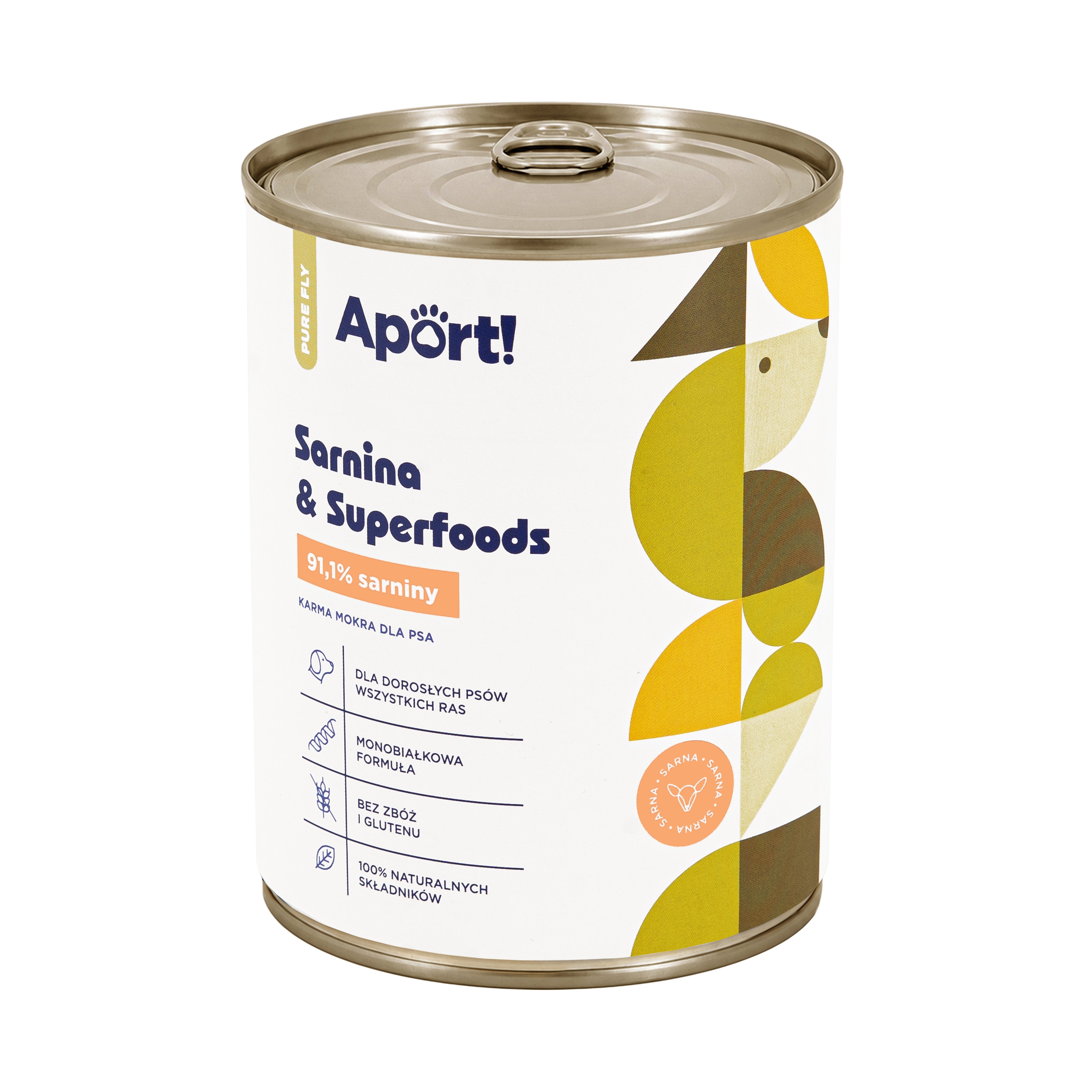 Karma mokra dla psa Sarnina & Superfoods 800 g - monobiałkowa karma dla psów dorosłych
