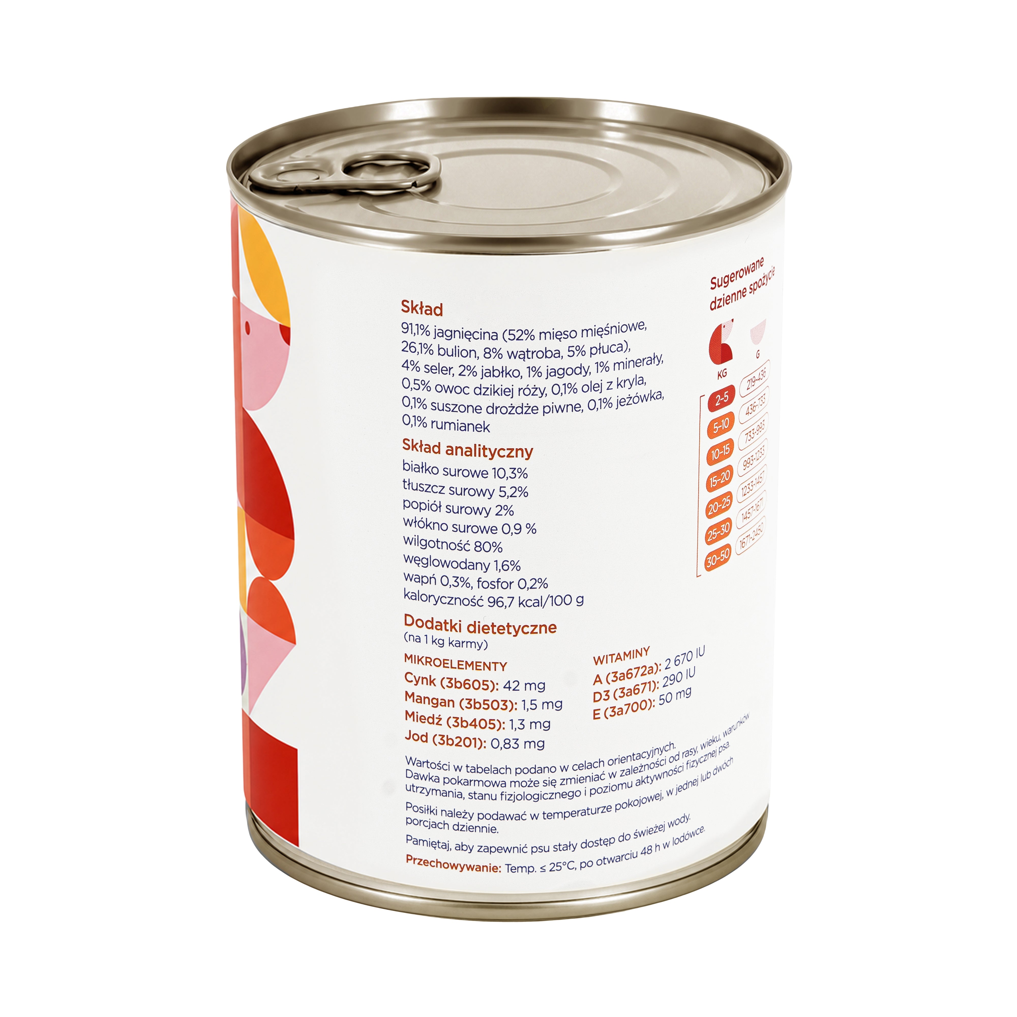 Karma mokra dla psa Jagnięcina & Superfoods 400 g lub 800 g - monobiałkowa karma dla psów dorosłych