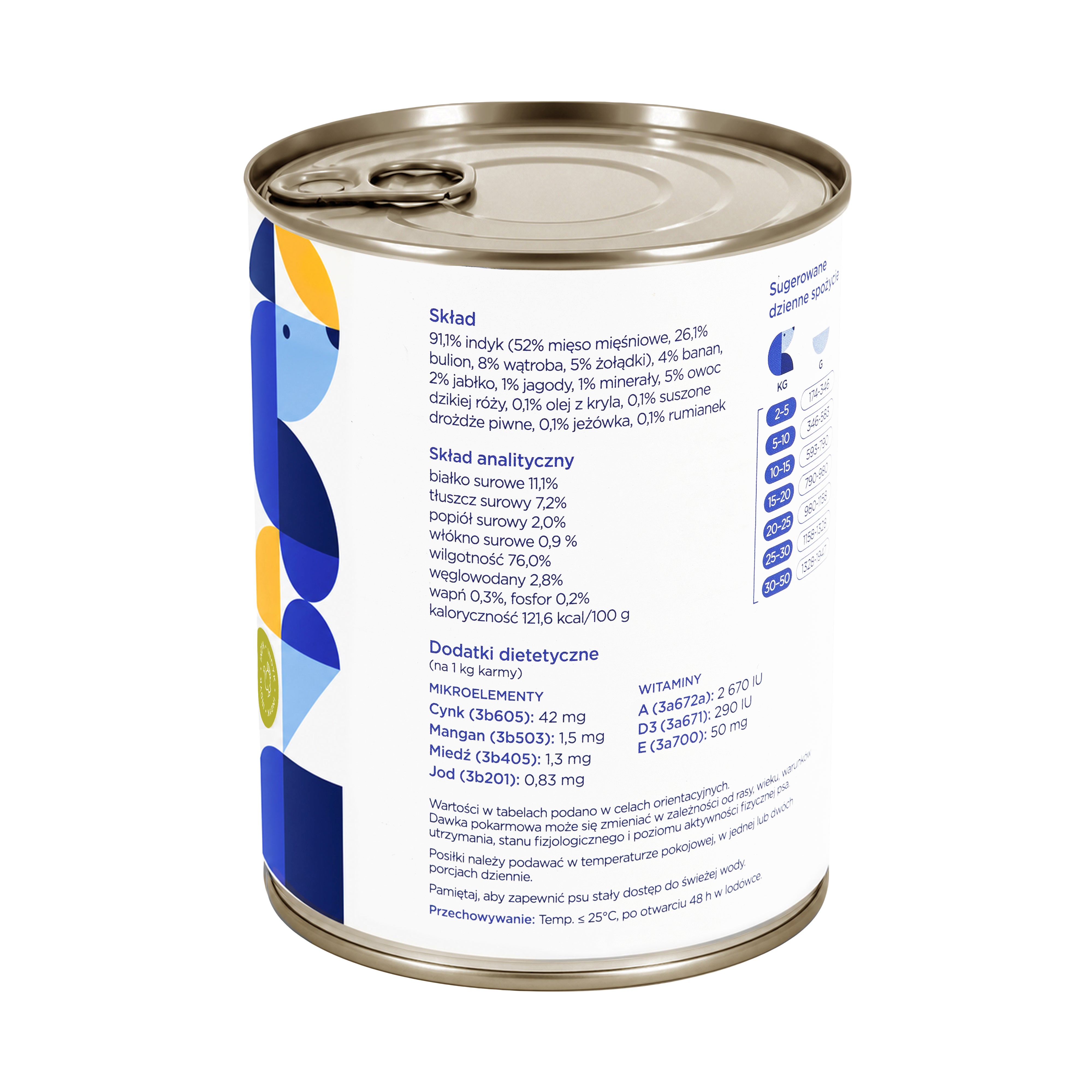 Karma mokra dla psa Indyk & Superfoods 400 g lub 800 g - monobiałkowa karma dla psów dorosłych