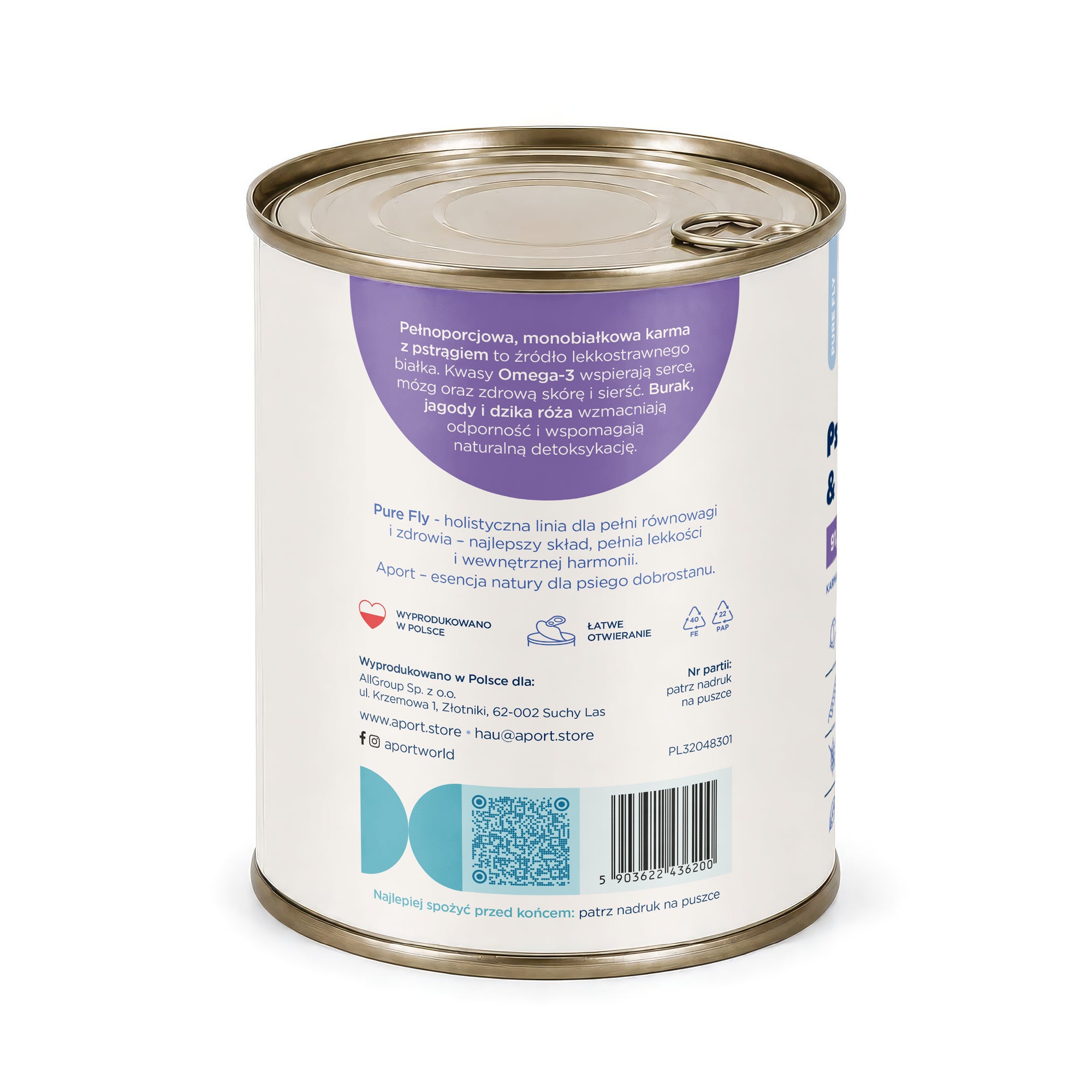 Full-fledged wet food Trout & Superfoods – Aport!