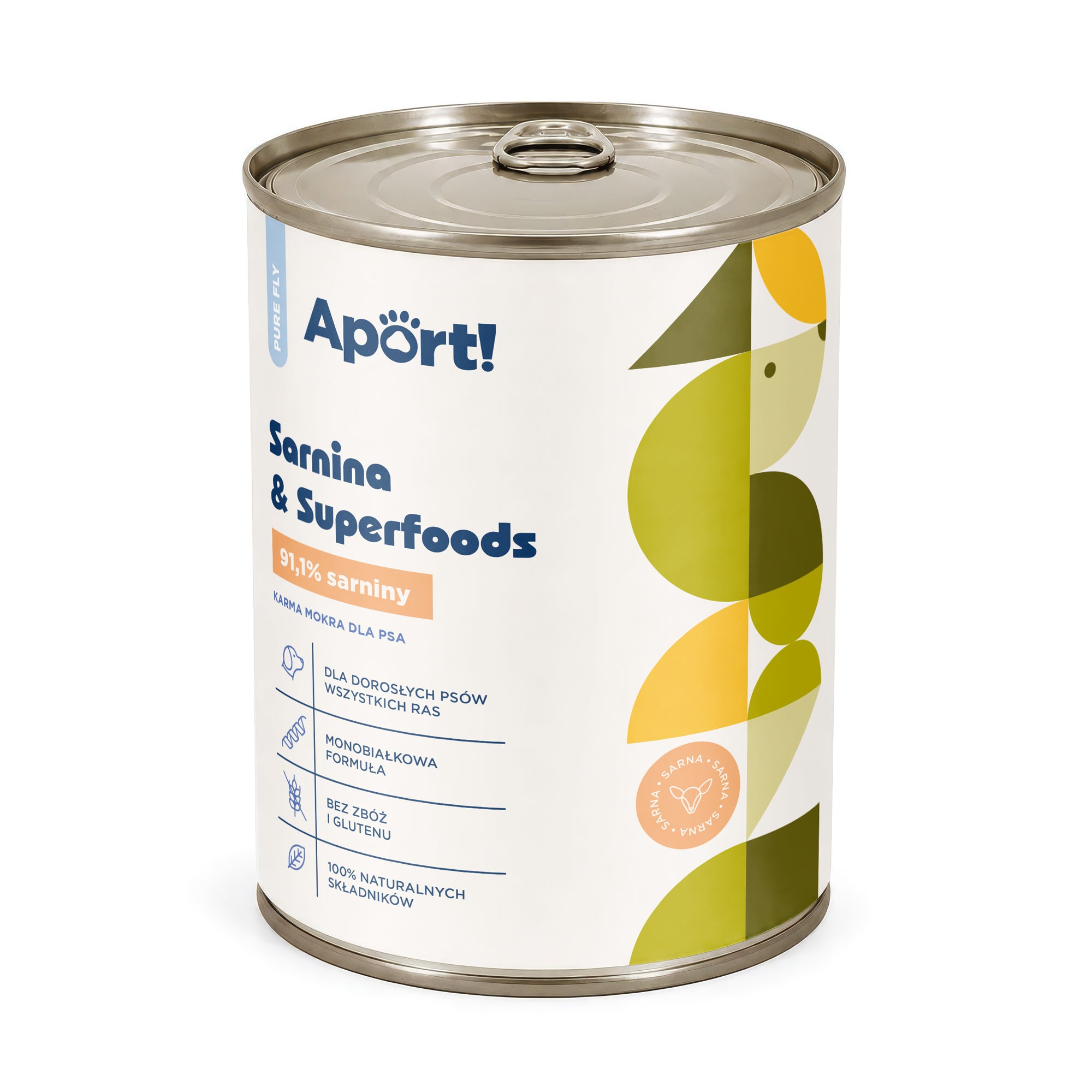 Wet dog food Venison & Superfoods 800 g - single-protein food for adult dogs