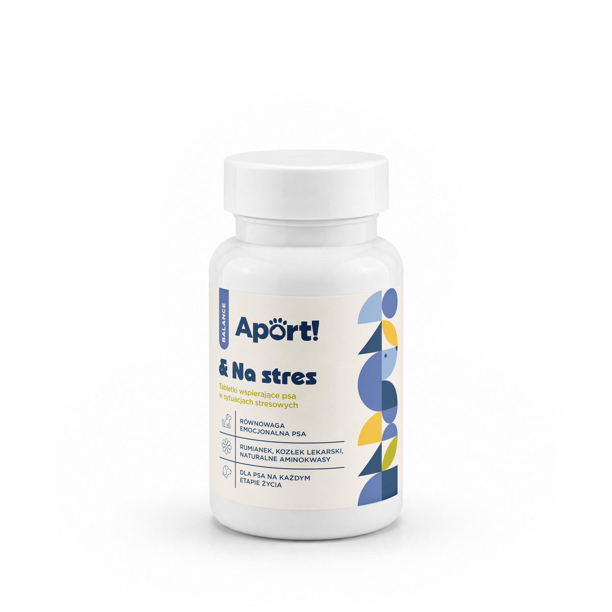 Aport! & Na stres - suplement redukujący stres u psa, tabletki 60 szt.