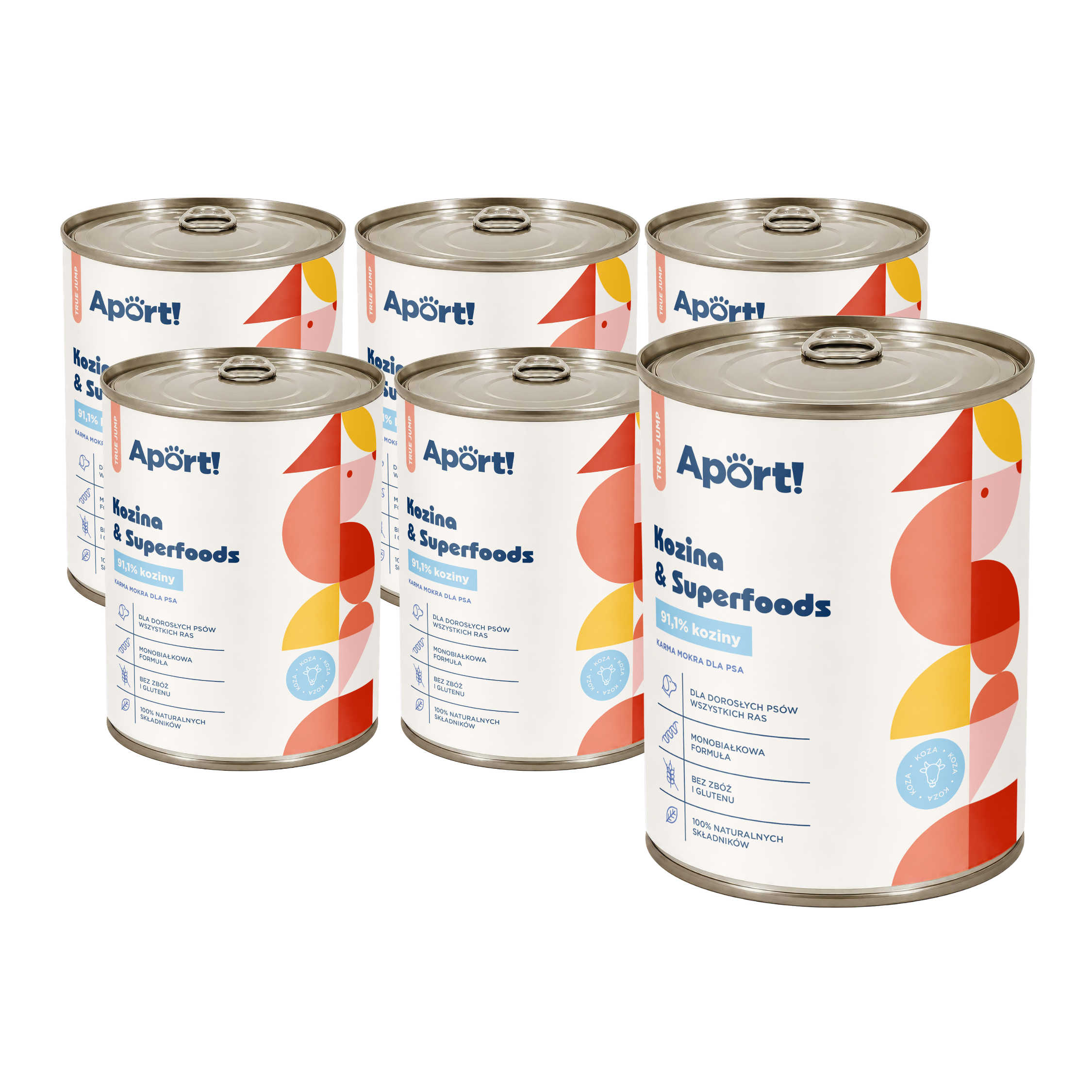 Karma mokra dla psa Kozina & Superfoods 400 g  6 szt. - monobiałkowa karma dla psów dorosłych